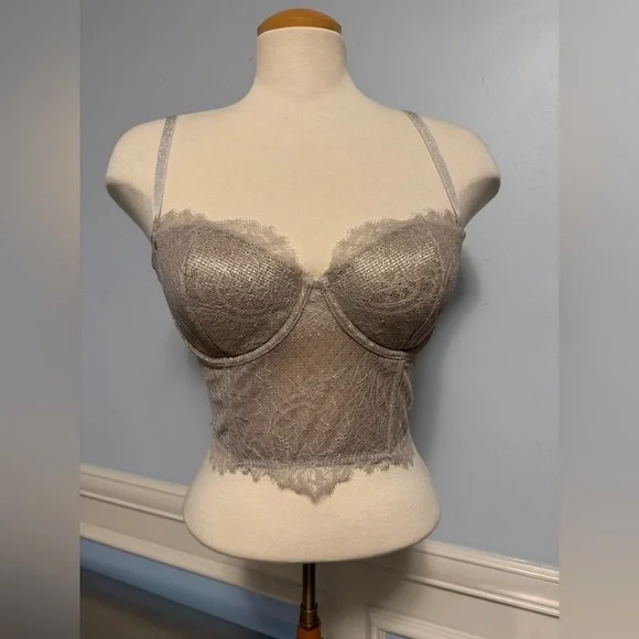 VS gold metallic adjustable bustier - Picture 2 of 6